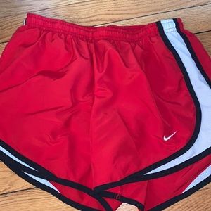 Red Nike Athletic Shorts